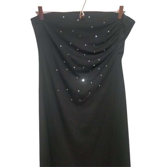 California Concepts Rhinestone Strapless Dress - Picture 2 of 16